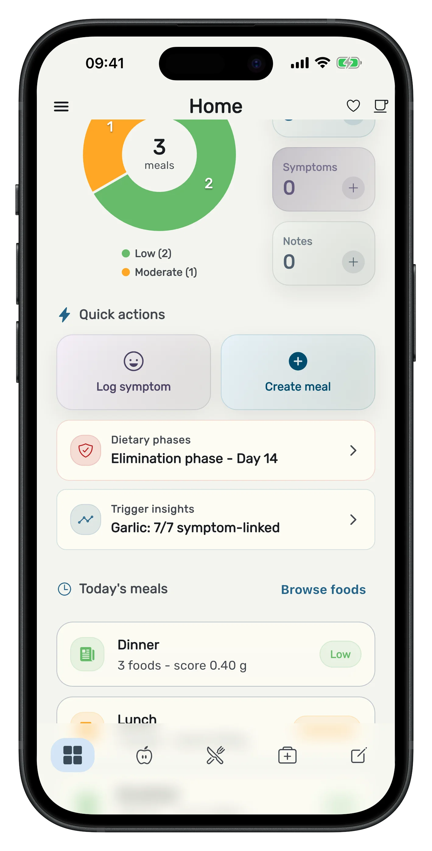 Bloat Gone meal builder